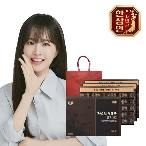 Hansamun农协红参人参进沉香丸Gold 100件3组+购物袋734061