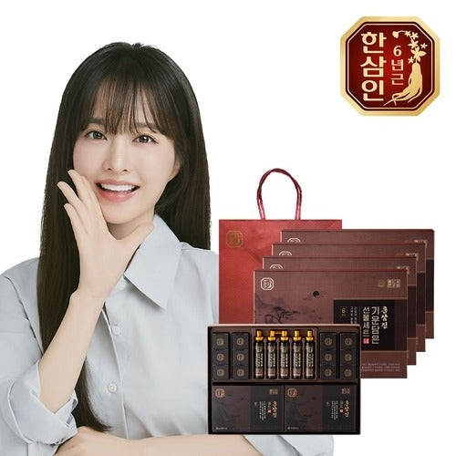 Hanserin Noongae Ginseng Hanserin Ginsengjin Energy Plus 4 Gift Sets+Shopping Bag 734061