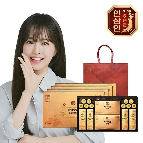 Hansanin Noongap Hongshim Ginseng Harmonic Energy Tonic Gift Set 4 Sets + Shopping Bag 734061
