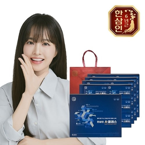 Hansamin Nohhwerehbang Red Ginseng Hansamin A Class 50ml 30 packs 4 sets+shopping bag