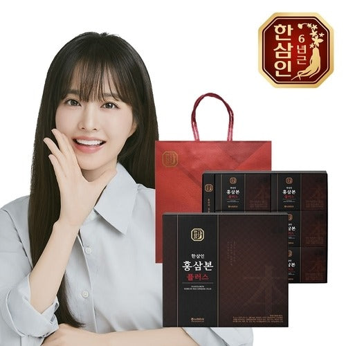 Hansamin [Nonghyup Red Ginseng] Hansamin Red Ginseng Bone Plus 50ml 30 Pcs+Shopping Bag 734061