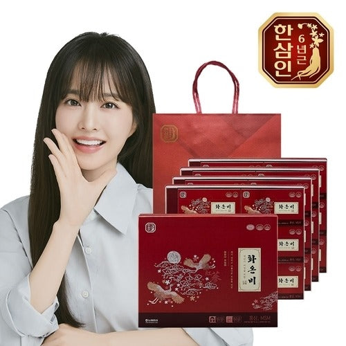 Hansam In Nonghyup Red Ginseng Hansam In Hwaonbi 70ml 30 sticks 4 sets + Shoppingbag 734061