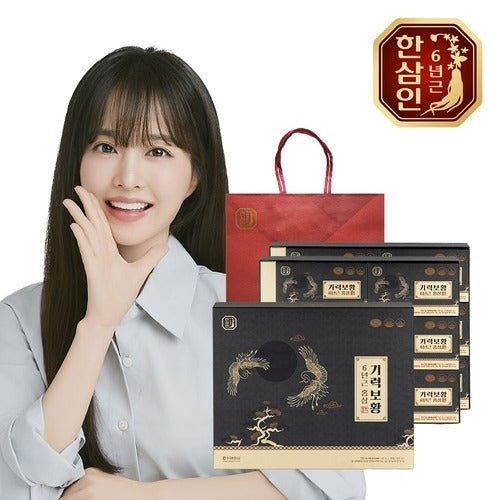 Han Sangin农协人参 Ginseng Rehmannia 60ml 30 packs 2 sets + Shopping Bag 734061