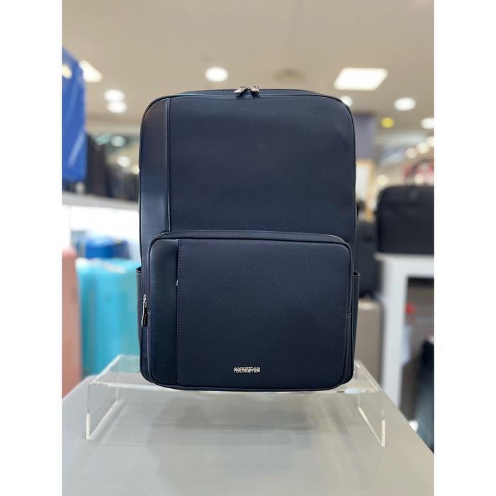 American Tourist Traveler Save Zone 07 KAILO Kyle Men's Backpack Black Office Student Laptop Bag Doc