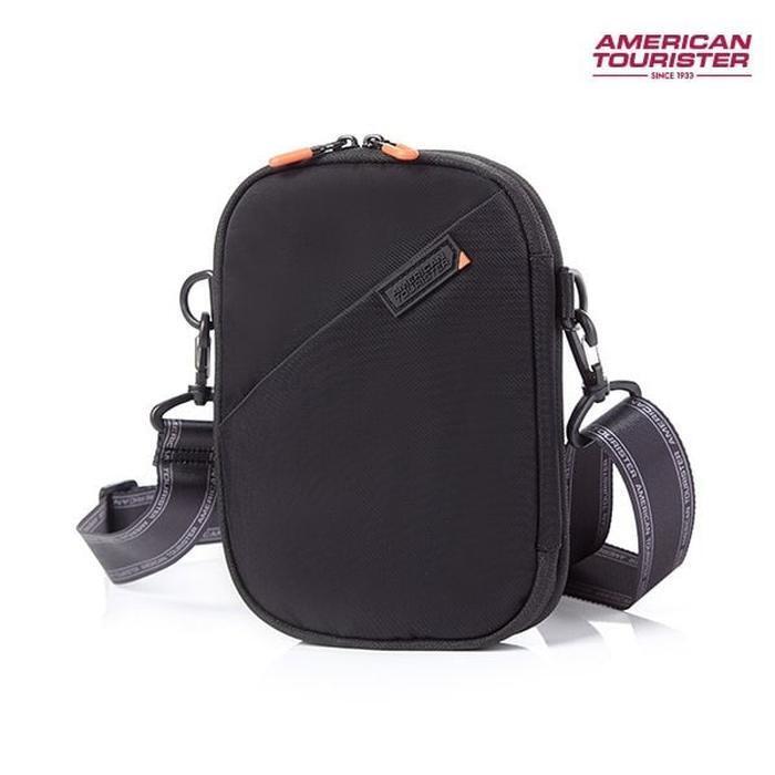 American Tourister Savezone07 Siamosonイト ORBIT OLIVE CROSSBODY Black QC909010 (49402597)