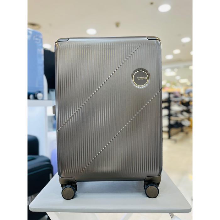 American Tourister Savezone 07 Samso CURVUS Cover Curves 24-inch Carrier Coffee Expandable Cargo TSA