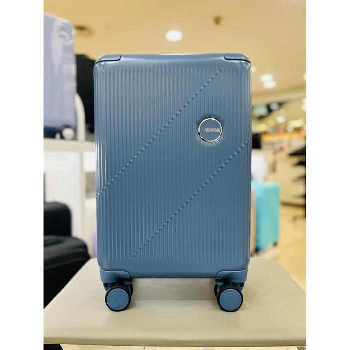American Tourister Savezone 07 Samso CURVUS Curves 20-inch carry-on blue TSA seal UI371001 (49522719