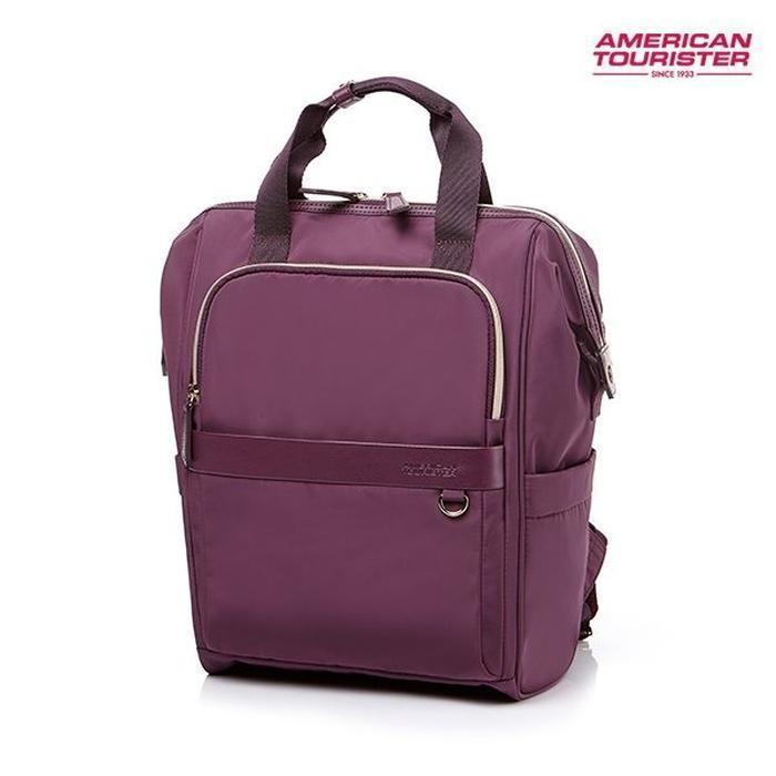 American Tourister Savezone07 Samsonite SWAN Swan Backpack Purple Daily Women's Bag Mom Gift GK29100
