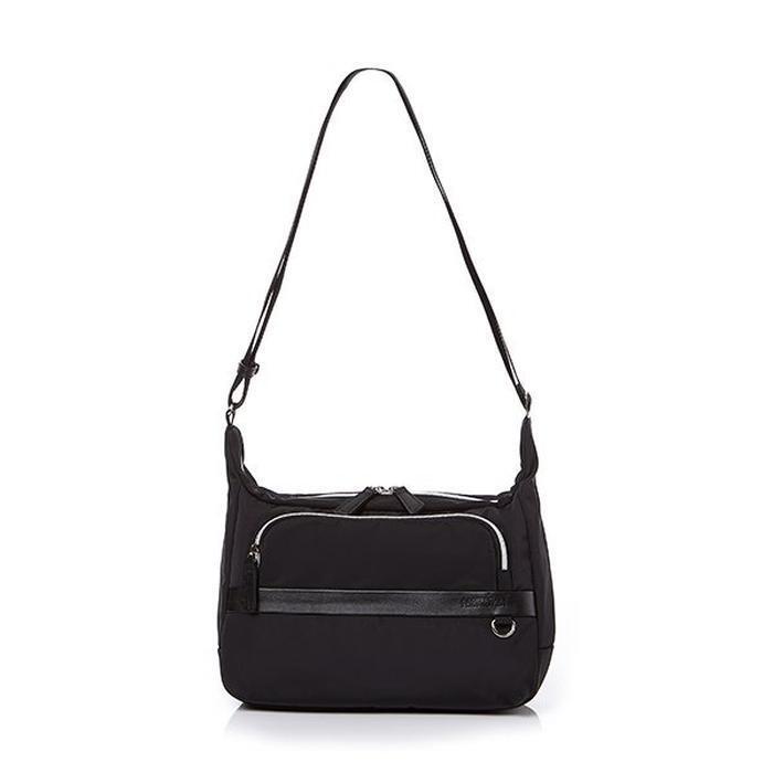American Tourister Savezone07 Samsonite SWAN Swan Shoulder Bag Black/Purple Women's Daily Tote GK209
