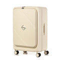 American Tourister Savezone07 Samsonite VELOX Velo 25 inch Carrier Cream Expandable TSA UN835007 (49