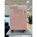 American Tourister Savezone 07 Durable Polycarbonate 25-inch Luggage Mellow Pink Expandable Cargo GL