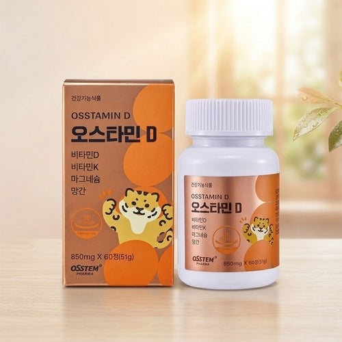 Other Brands[Osstem Wapic][Osstem Pharma] Osstamin D Vitamin D3 Magnesium Manganese 850mg x 60 table