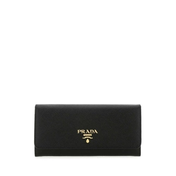 Laravel Prada Sapienza Gold Logo Large Wallet 1MH132 QWA F0002
