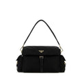 Laferrama Prada Explore Large Linen Shoulder Bag 1BD391 RDLN F0002