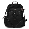 La Prima Prada Speedrock Nylon Leather Backpack 2VZ122-2DMG-F0002-OOO