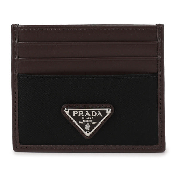 Lafemme Prada triangle logo card case 2MC025-2DW3-F0002