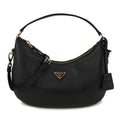 La Prima Prada Triangle Logo Leather Hobo Bag 1BC272-2CYS-F0002-OOO
