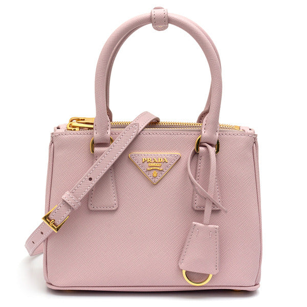 Rafia Prada Gallery Saphiano Leather Mini Bag 1BA906-NZV-F0E18-EOM