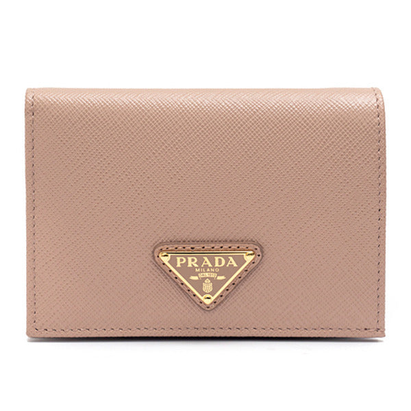 Prada Leather Triangle Logo Wallet 1MV021-QHH-F0236