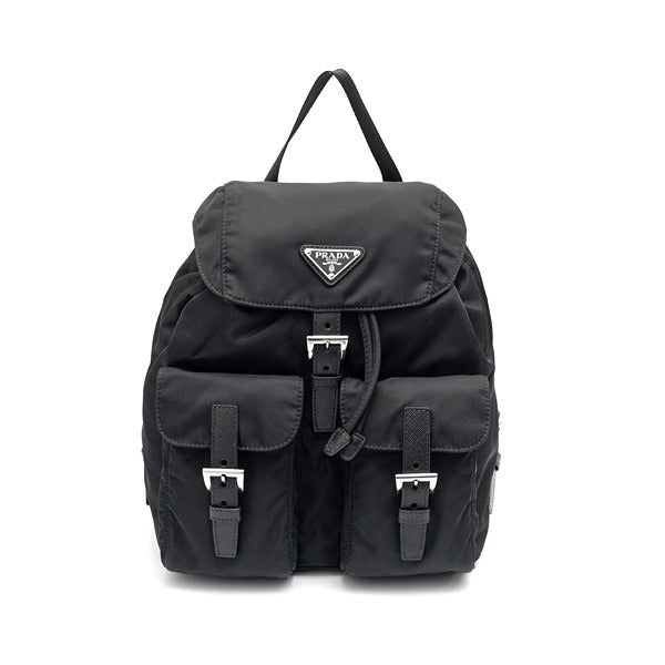 Rafia Small Leather Backpack PRADA 1BZ677-RV44-F0002