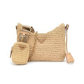 La Prima PRADA Prada Edition 2005 Raphia Shoulder Bag 1BH204-2A2T-F0018
