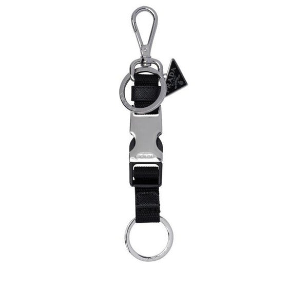 Lafryma Prada Triangle Logo Keyring 2PT013 2DMN F0002