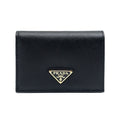 Raplima PRADA Saffiano Triangle Logo Card Wallet 1MV021-QHH-F0002
