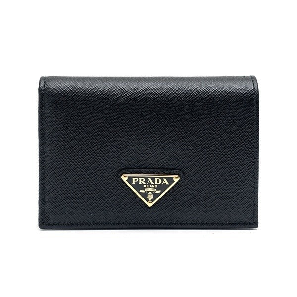 Raplima PRADA Saffiano Triangle Logo Card Wallet 1MV021-QHH-F0002