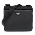 Prada Raf Lima nylon and calf leather shoulder bag 2VH118-2DMH-F0002