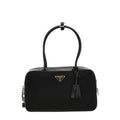 Raflrima Prada locking mechanism medium nylon and leather top handle 1BB132 V ODO 2C8Q F0002