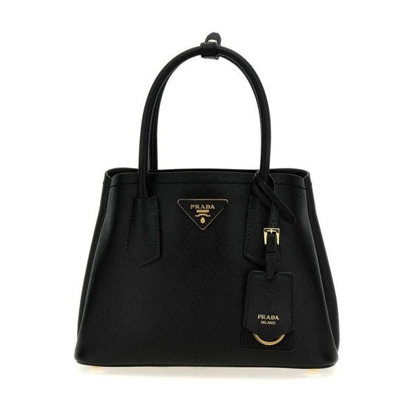 Rafia Small Prada Double Leather Bag 1BG443 XOG 2A4A F0002