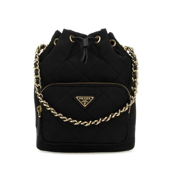 Prada Reediion 1995 Chain Leather Shoulder Bag 1BH038 2AOS F0002