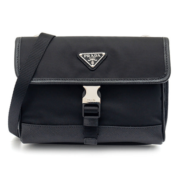 Prada linen sapiano leather phone case 2ZH108-2DMH-F0002