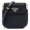 Prada Margherita Linen Shoulder Bag 1BD259-2DLN-F0002