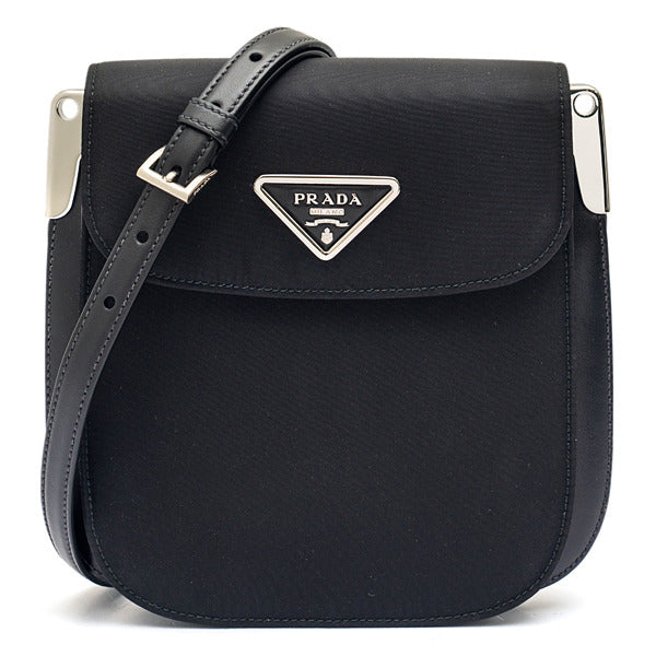 Prada Margherita Linen Shoulder Bag 1BD259-2DLN-F0002
