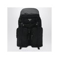 Rafia Prada Nylon Sapiano Triangle Logo Backpack 2VZ019 OOL 2DMG F0002