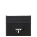 Lafryma Prada Linen Sapiano Leather Card Wallet 2MC025 2DMH F0002