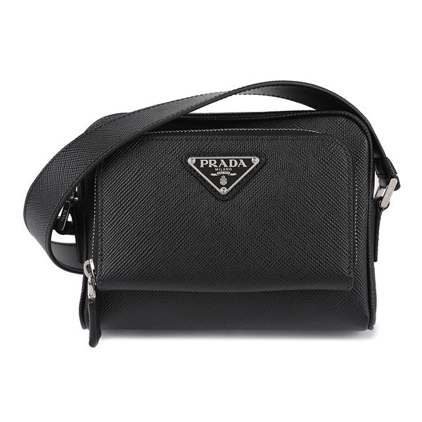 Lavender Prada Sapebian Men's Leather Crossbody Bag 2VH172-2FAD-F0002