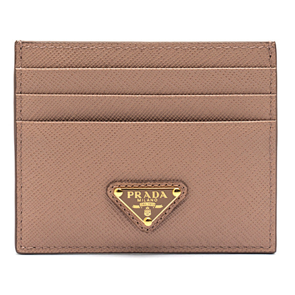 Lauriema PRADA Saffiano Triangle Logo Card Wallet 1MC025-QHH-F0236