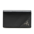 Prada leather business card wallet Sapiano 2MC122-QME-F0002