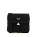 Laurie Prada Linen Saffiano Leather Shoulder Bag 2VD077 2DMH F0002
