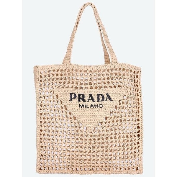 Lentiful Prada Crochet tote bag 1BG393 2C2T F0018