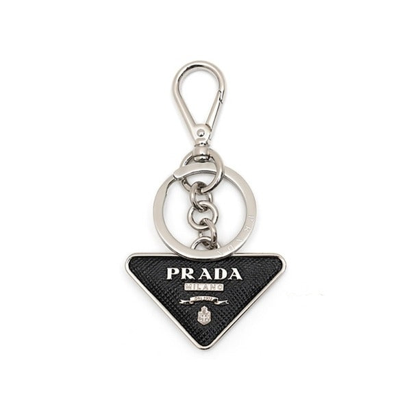 Rafia Prada Saffiano Leather Keychain 2PP080-053-F0002