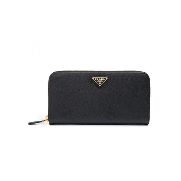 La Prima Prada Saffiano Leather Triangle Logo Wallet 1ML506 QHH F0002
