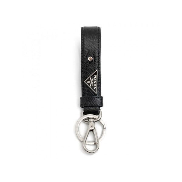 Lafraima Prada Saffiano Triangle Logo Keyring 2PP68T 053 F0002