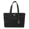 Lafuma Prada Reedition 1978 Medium Tote Bag in Ripstop and Soft Sheep Leather 1BG555-R064-F0002-OOO