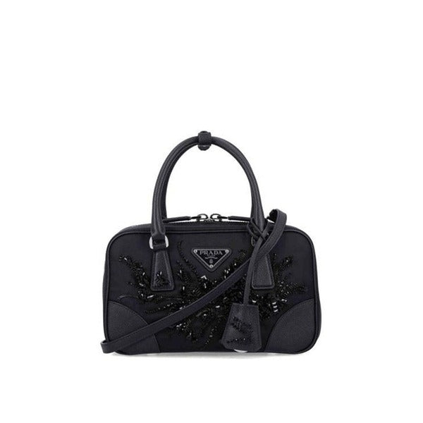 Lafema Prada Embroidered Business Tote Bag 1BB121 VTRO 2C4Q F0632