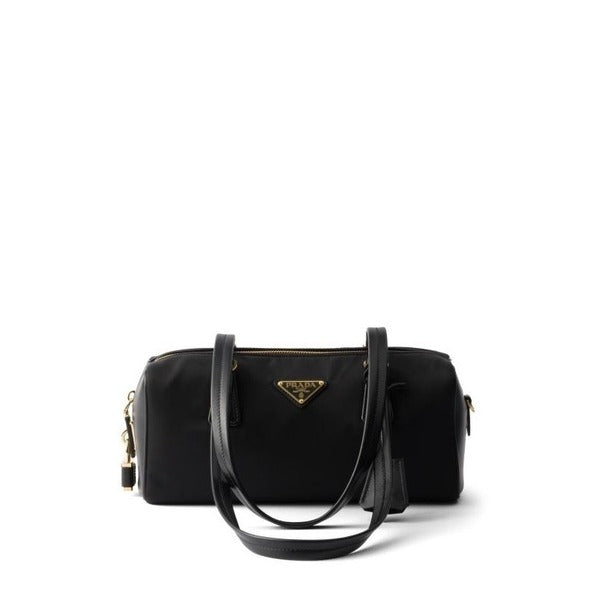 Lockit Prada Medium Nylon and Leather Top 1BB127 2C8Q F0002