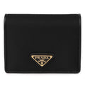 Raplima Prada Tessuto Triangular Logo Card Wallet 1MV204-UZ0-F0X3X