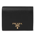 Lafrema Prada Vittel Grain Gold-Plated Logo Wallet 1MV204-2E3A-F0002